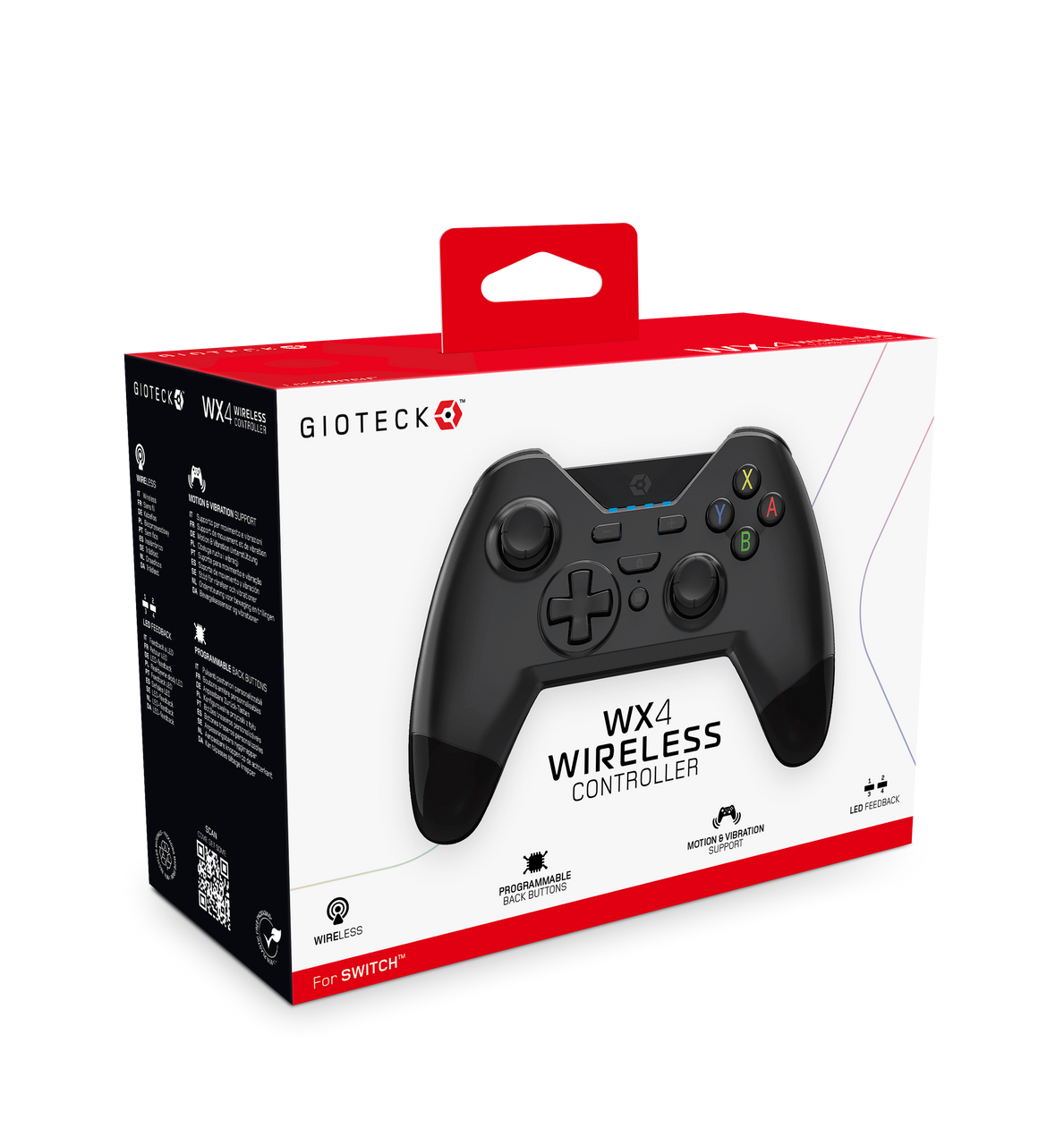 GIOTECK WX4 Trådløs Switch Controller - Sort